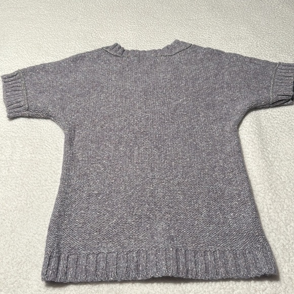 Ann Taylor Loft Gray S/S Sweater, EUC, Size Small - Picture 8 of 9